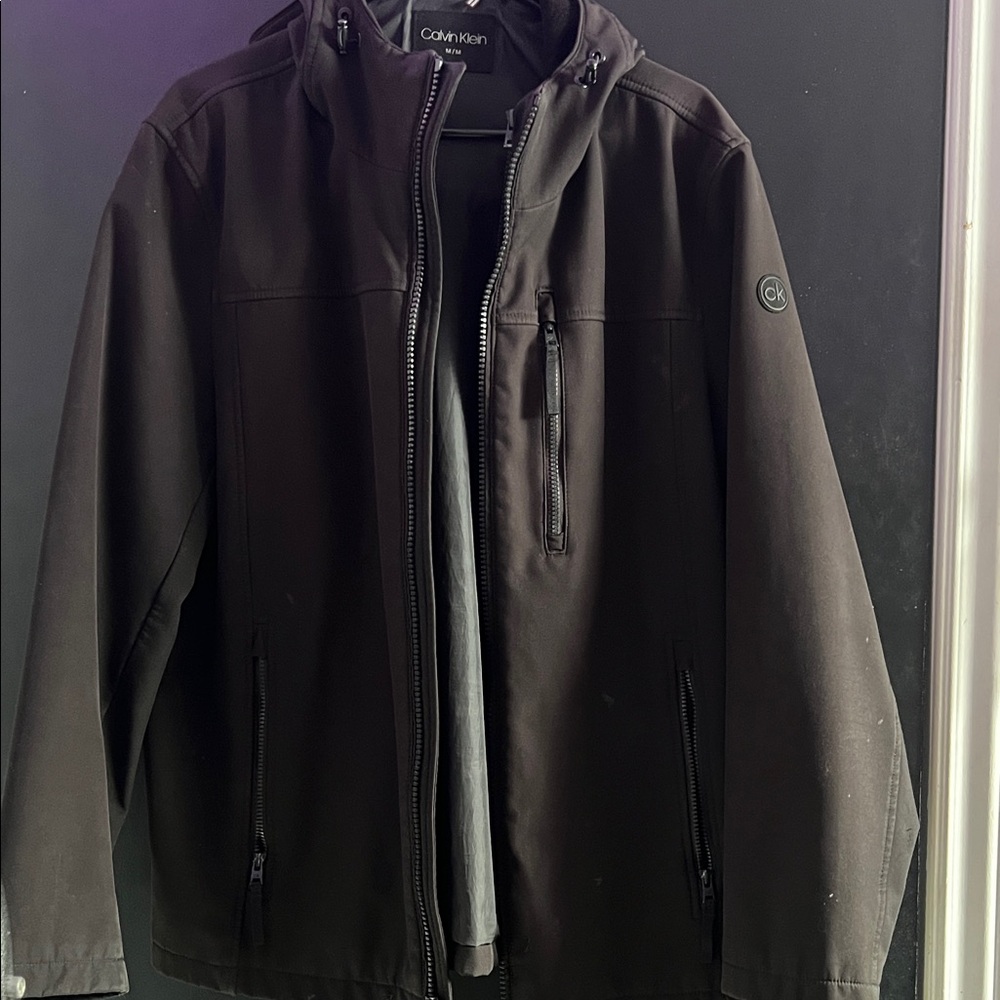 Calvin Klein Men's Dark Gray Performance Jacket